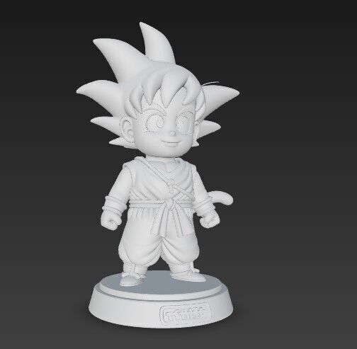 The Cheerful Hero of the Saiyan Race in 3D 3D print model_4