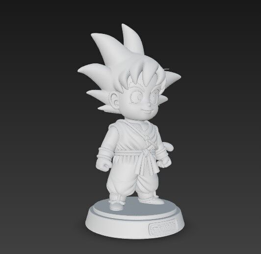 The Cheerful Hero of the Saiyan Race in 3D 3D print model_7