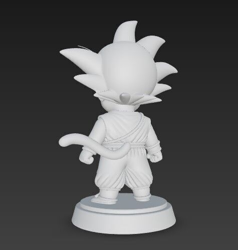The Cheerful Hero of the Saiyan Race in 3D 3D print model_13