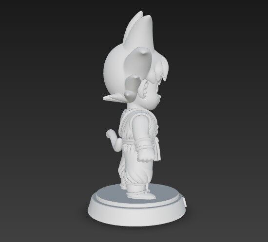 The Cheerful Hero of the Saiyan Race in 3D 3D print model_9