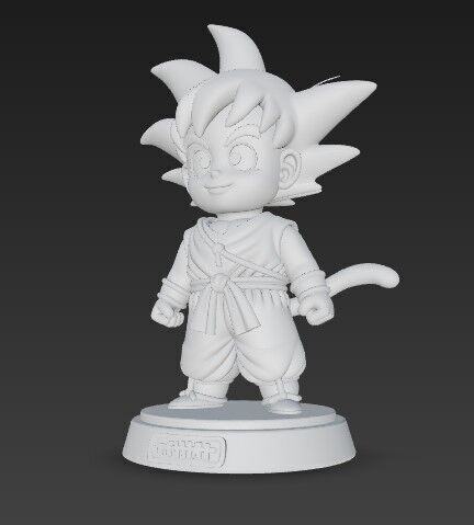 The Cheerful Hero of the Saiyan Race in 3D 3D print model_3