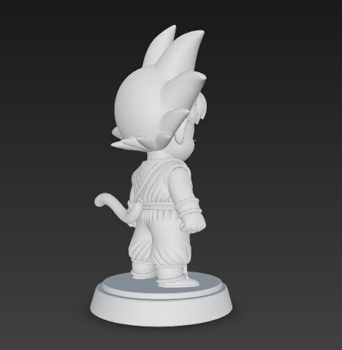 The Cheerful Hero of the Saiyan Race in 3D 3D print model_10