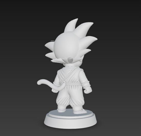 The Cheerful Hero of the Saiyan Race in 3D 3D print model_11