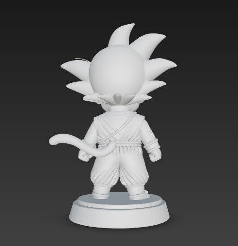 The Cheerful Hero of the Saiyan Race in 3D 3D print model_12