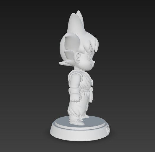 The Cheerful Hero of the Saiyan Race in 3D 3D print model_8