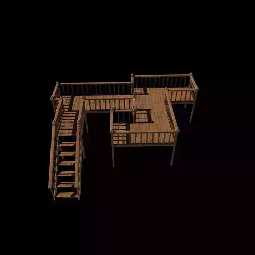 Multi Tier Deck 3D model