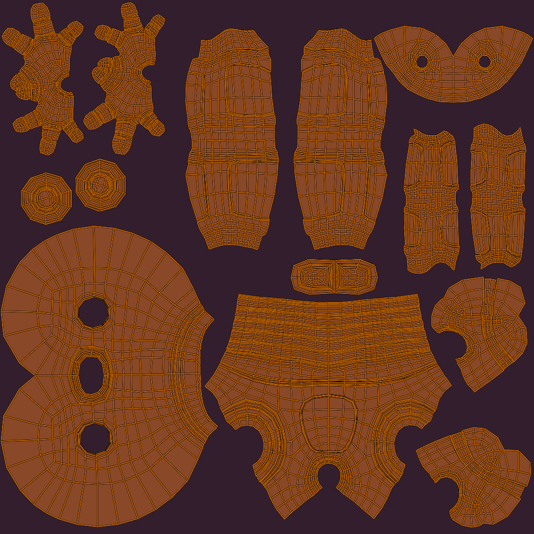 Cartoon Robot - Android - Humanoid Low-poly 3D model_4