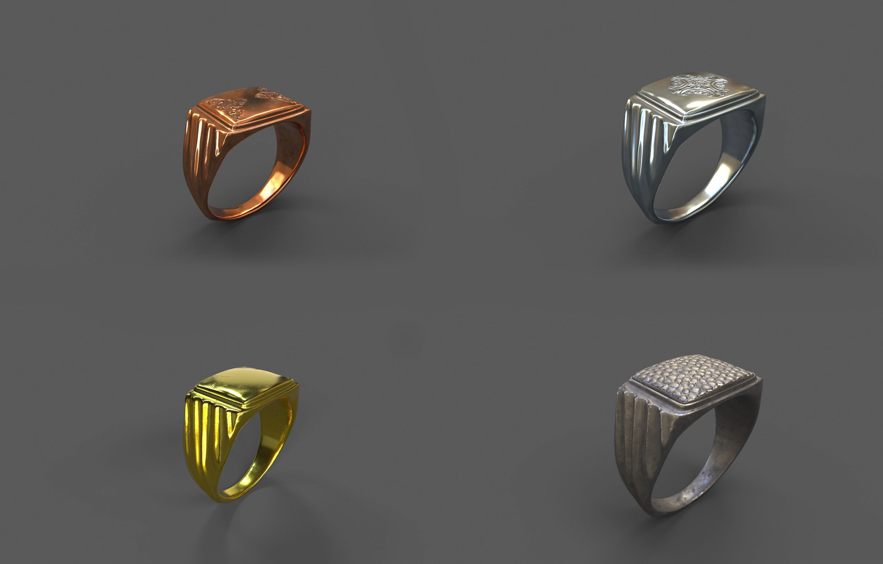 High-Quality 3D Ring Model Pack 16 3D model_29