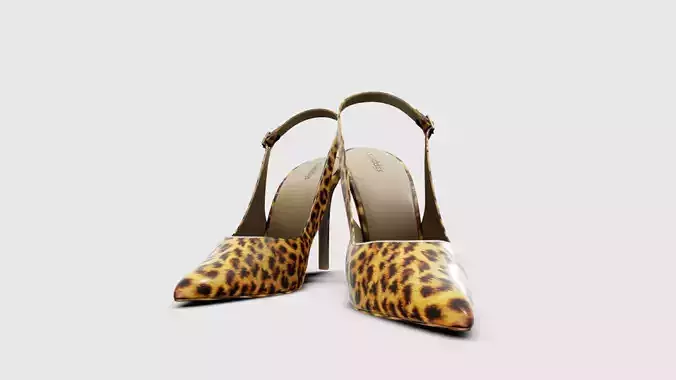 Stessysling High Heels Tiger Print Womens