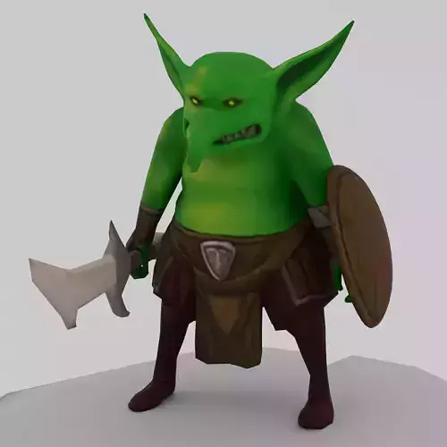 Fantasy Goblin Low-poly 3D model