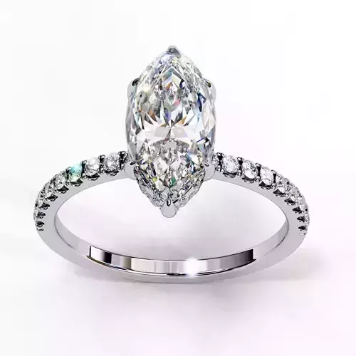 PEAR DIAMOND RING -CAD-006