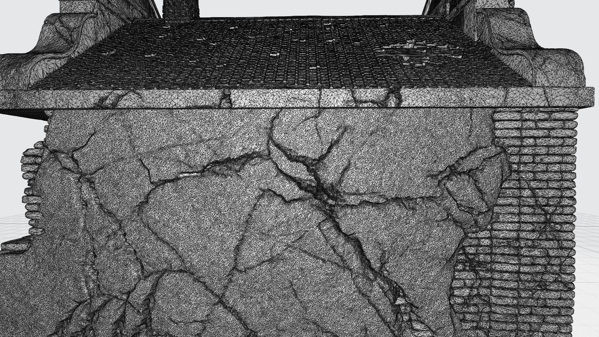 The abandoned church 3D print model_16