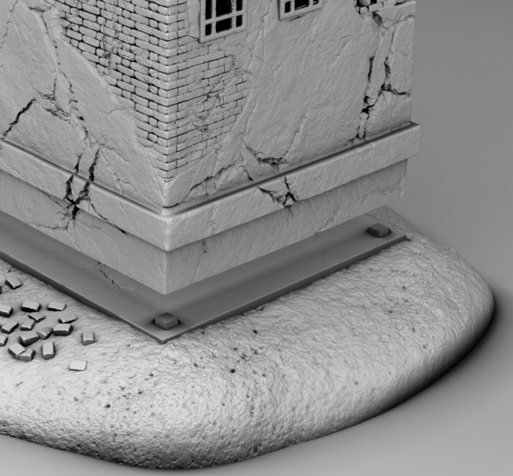 The abandoned church 3D print model_12