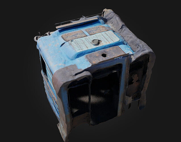 Desolate Refuge  Shelter in the Shadows 3D model 7