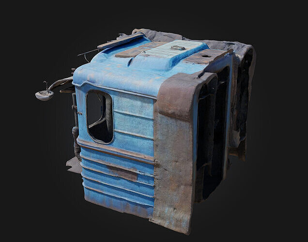 Desolate Refuge  Shelter in the Shadows 3D model 5
