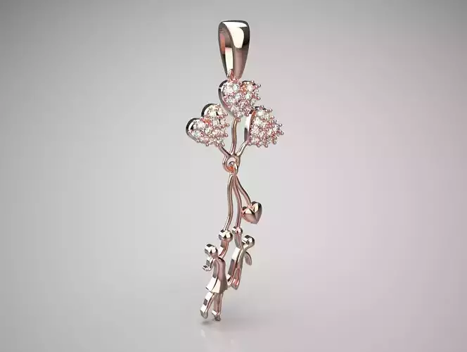sister and brother pendant jp0018 3D print model