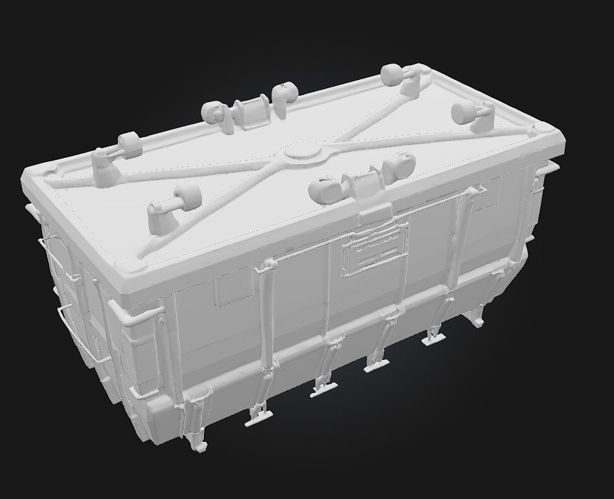 Cargo Container  Industrial Standard for Endless Utility 3D model_8