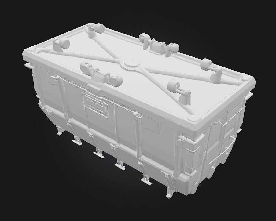 Cargo Container  Industrial Standard for Endless Utility 3D model_7