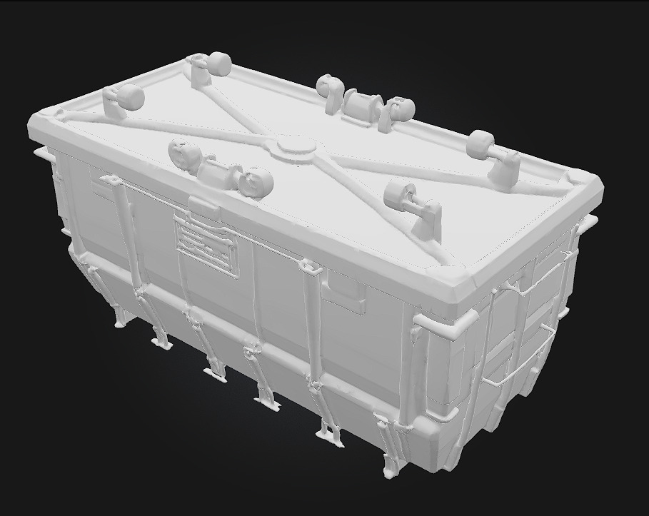 Cargo Container  Industrial Standard for Endless Utility 3D model_9