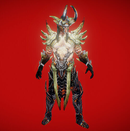  soul eater demon  Low-poly 3D model