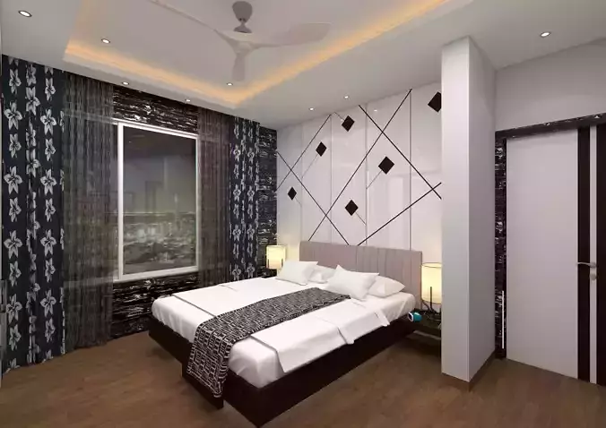 BEDROOM SKETCHUP SCENE 