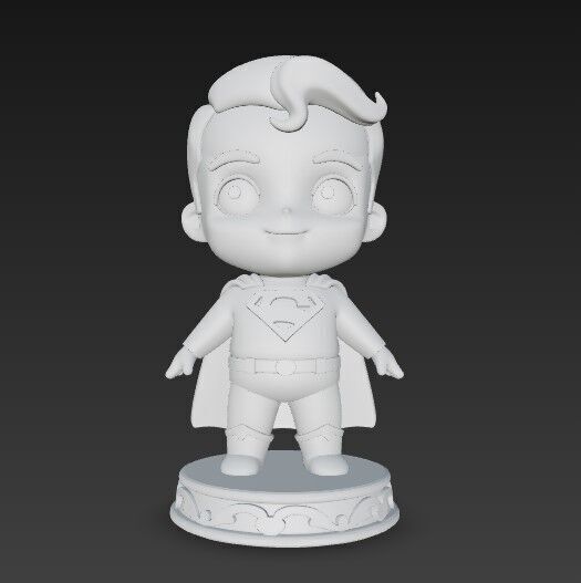 The Cute Side of Kryptons Hero in 3D 3D print model_10