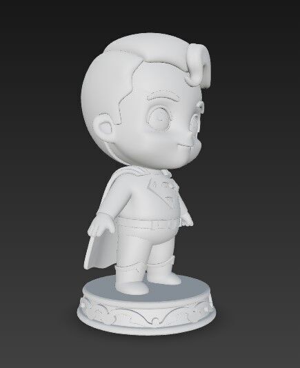 The Cute Side of Kryptons Hero in 3D 3D print model_12