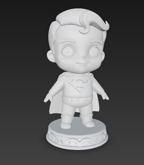 The Cute Side of Kryptons Hero in 3D 3D print model_2
