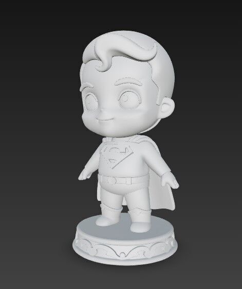 The Cute Side of Kryptons Hero in 3D 3D print model_8