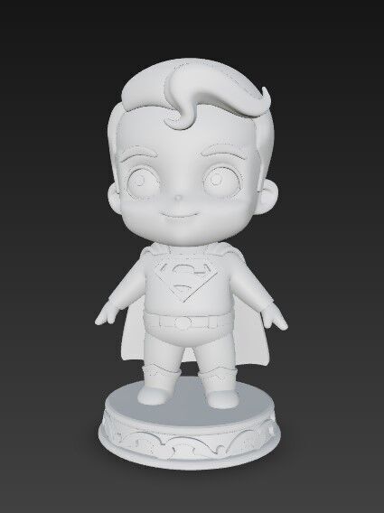 The Cute Side of Kryptons Hero in 3D 3D print model_9