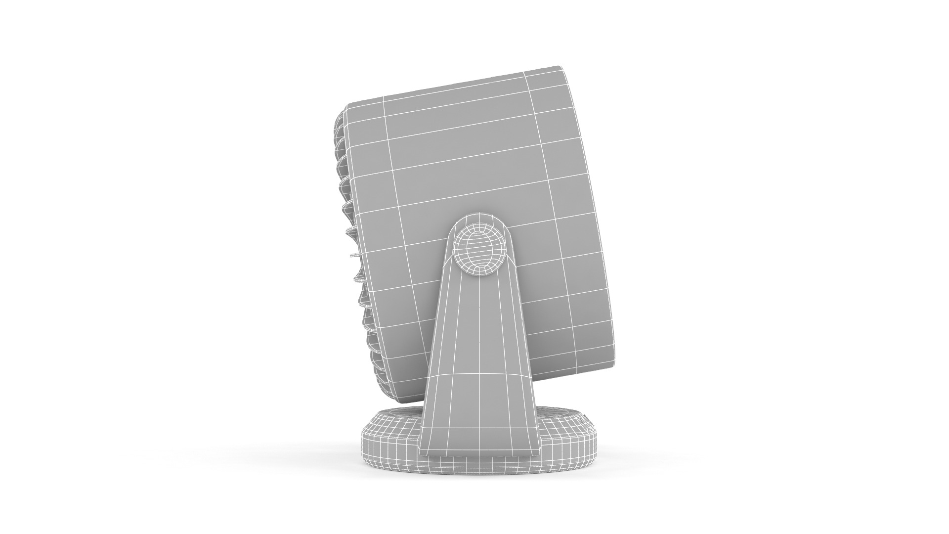 Table Fan 3D model_8