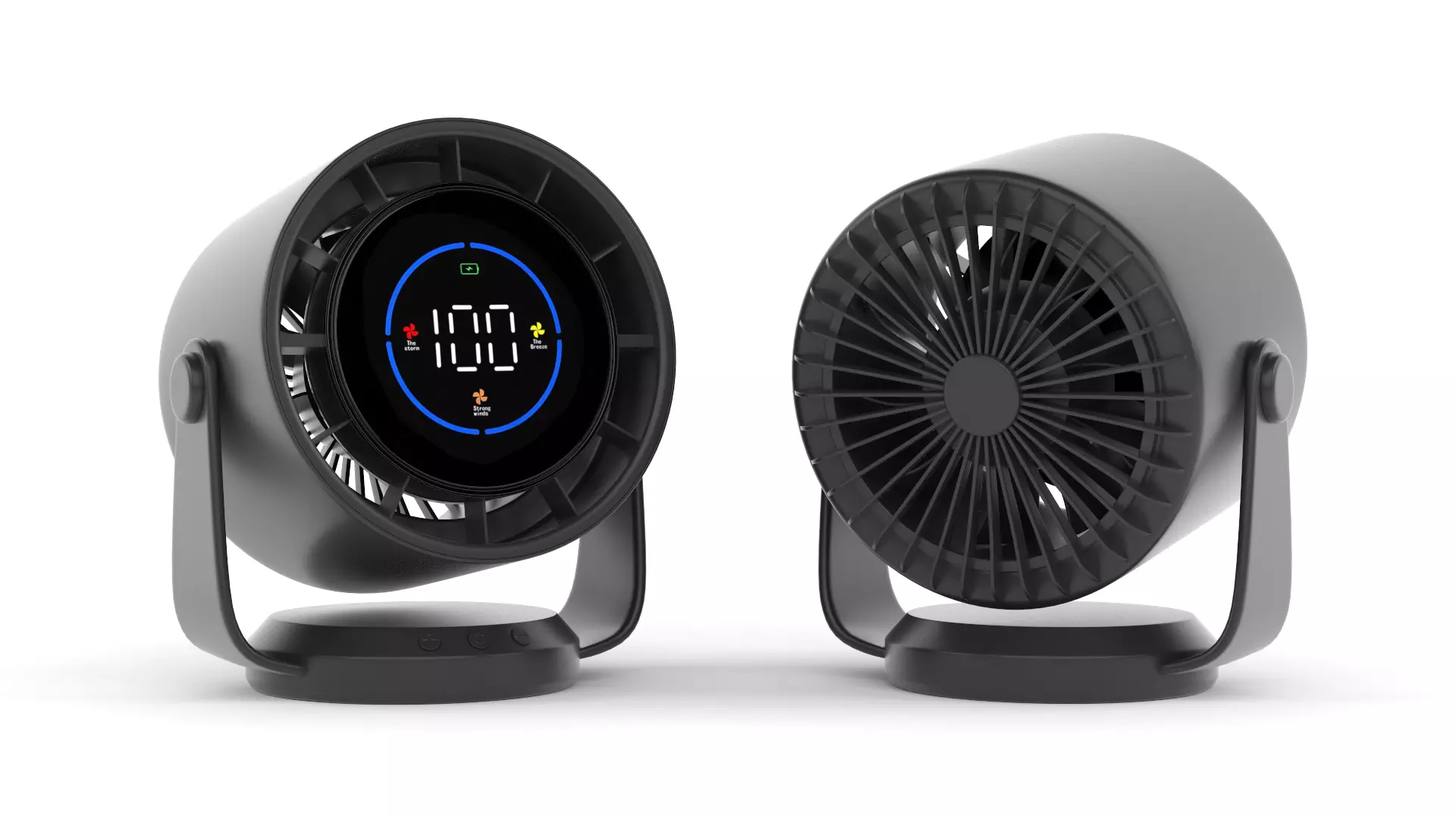 Table Fan 3D model_0