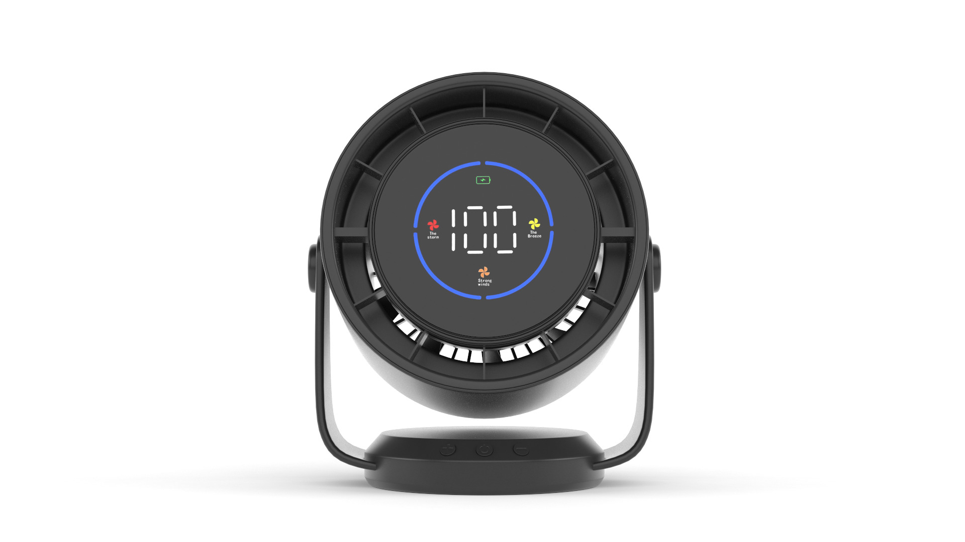 Table Fan 3D model_1