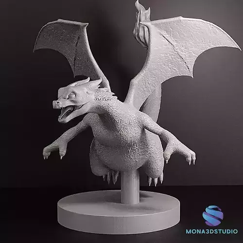 Realistic Charizard 3D Print    Easy Assembly 15 cm 