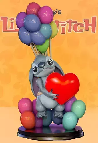 Stich happy birthday