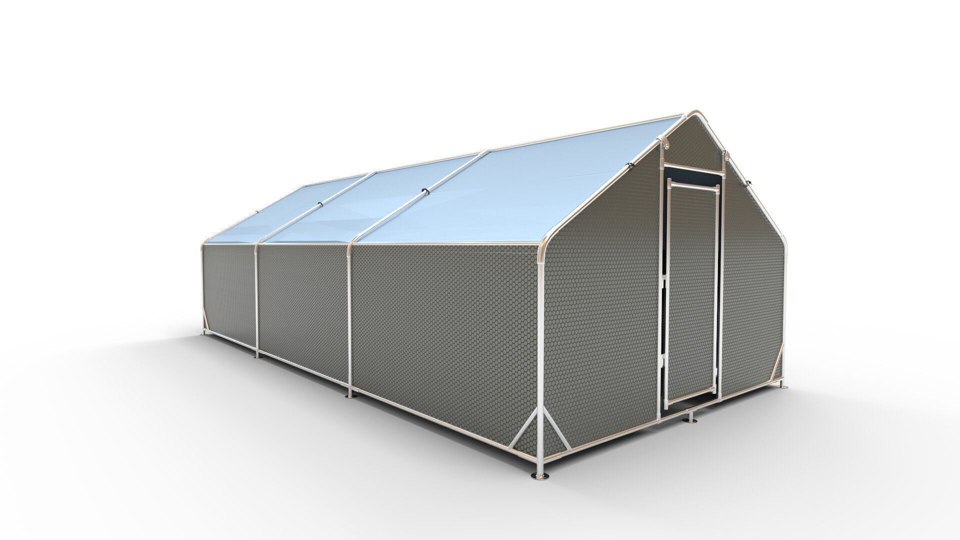 Marquee Warehouse Tent 3D model_6