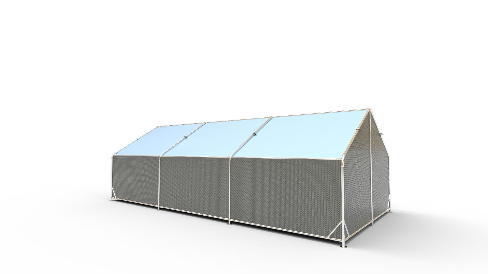 Marquee Warehouse Tent 3D model_2