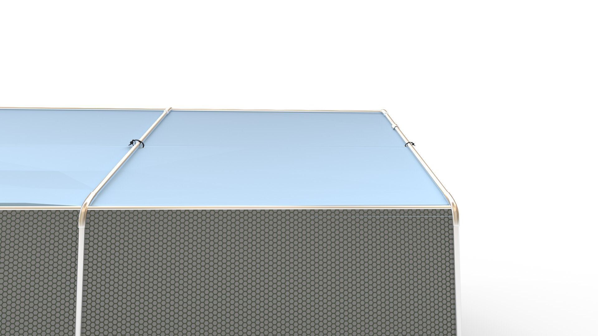 Marquee Warehouse Tent 3D model_8