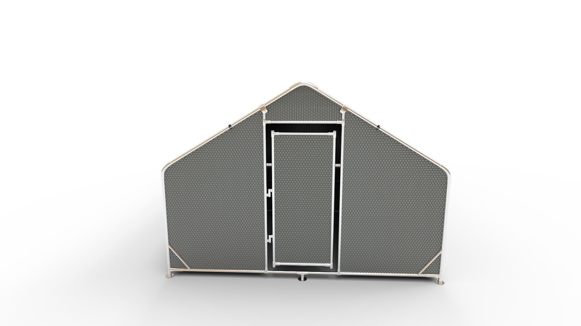 Marquee Warehouse Tent 3D model_5