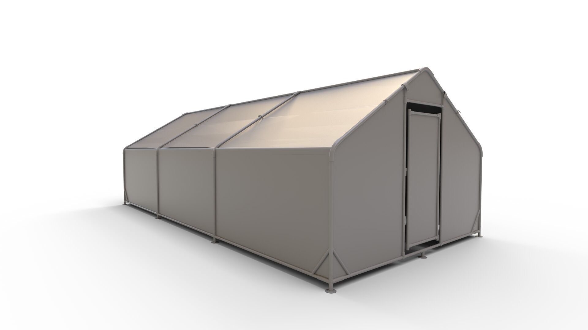 Marquee Warehouse Tent 3D model_7