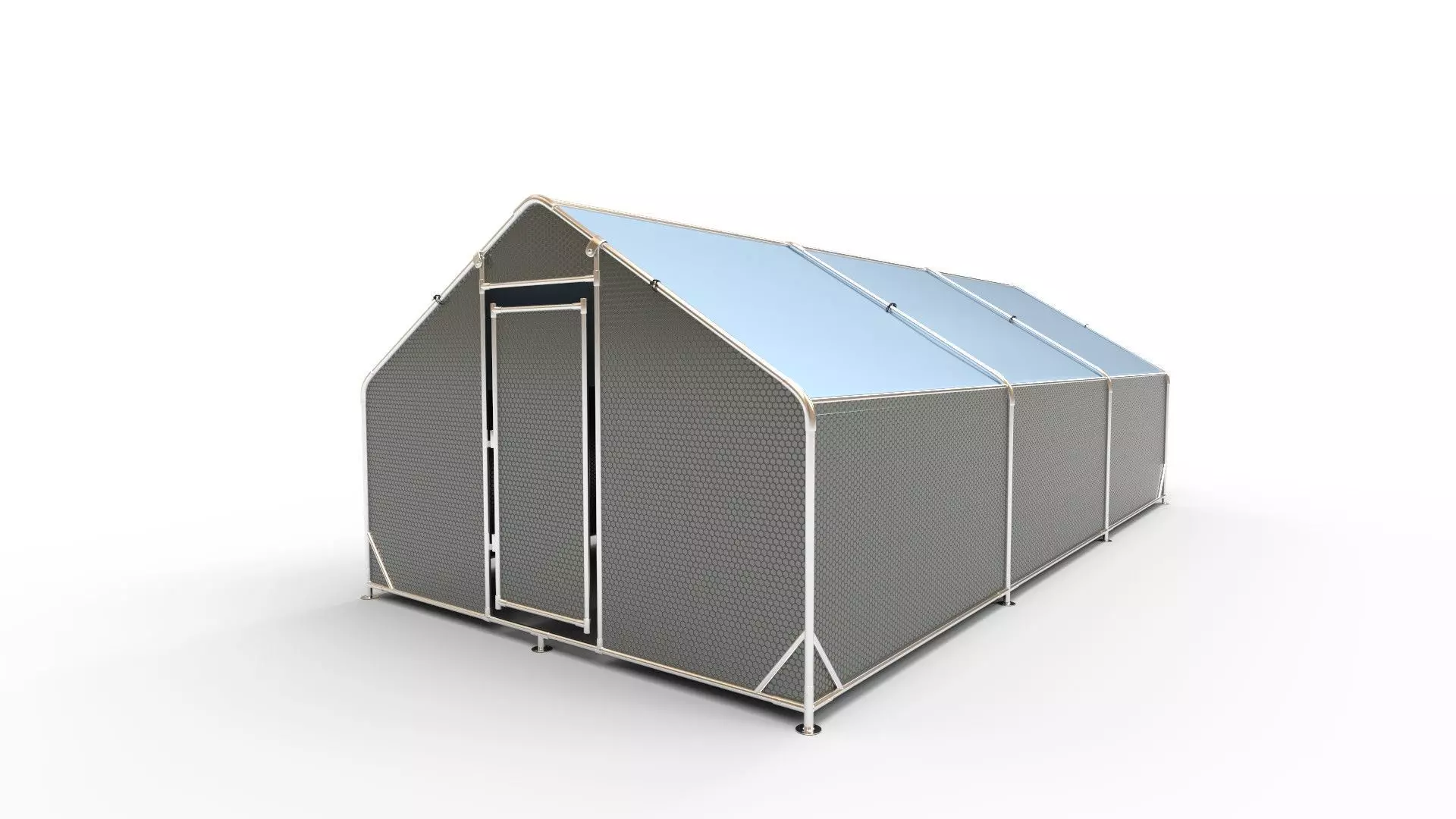 Marquee Warehouse Tent 3D model_0