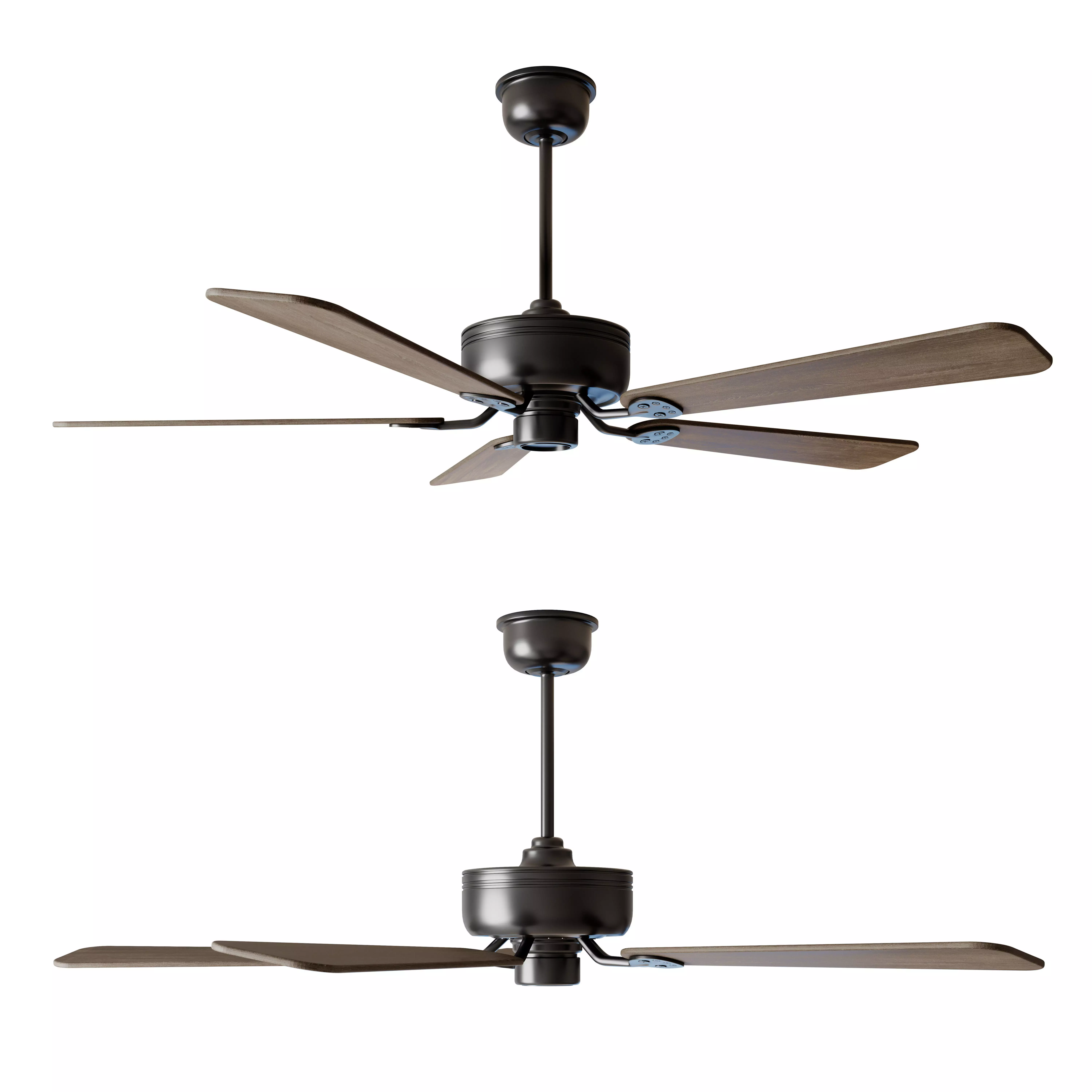 Loft ceiling fan 3D model