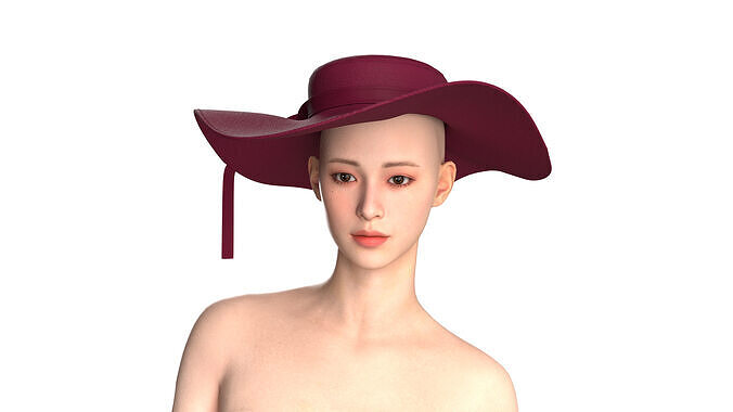 Girls Hat 3D model