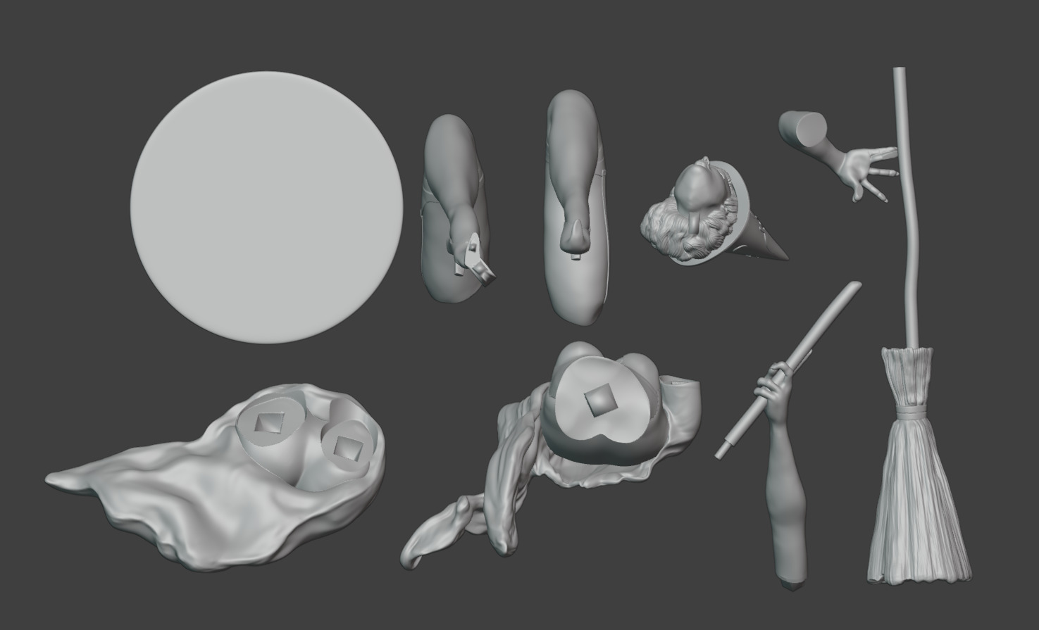 Riding High Pin-up Figurine 3D Print 3D print model_10