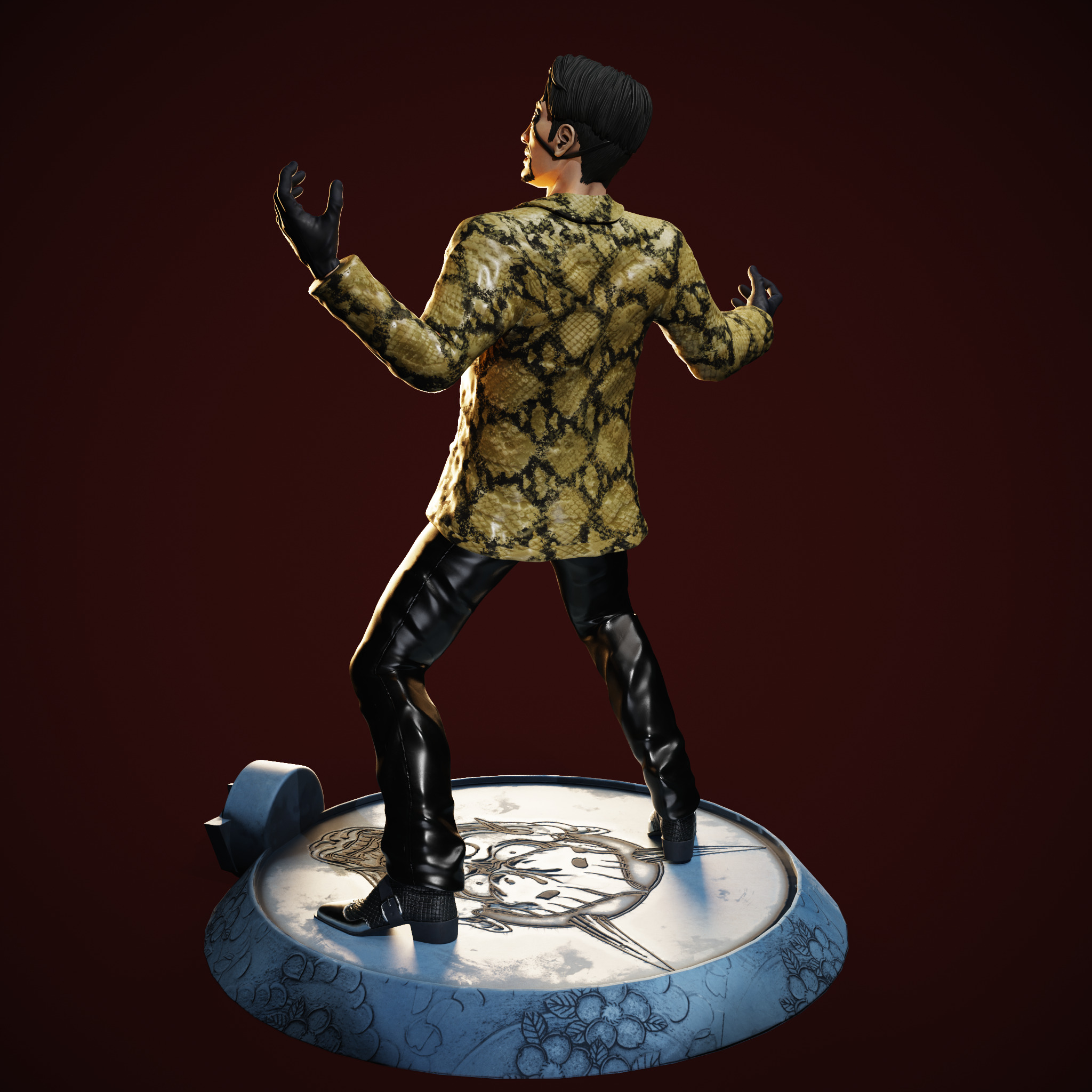 Goro Majima - Snake Skin Yakuza fit 3D print model_20