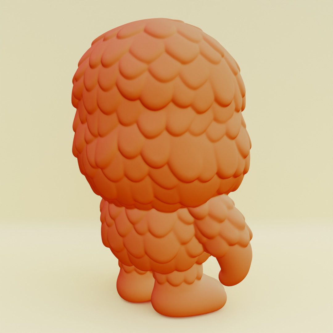 Baby Brr Brr Patapim Italian brainrot Printable 3D print model_13