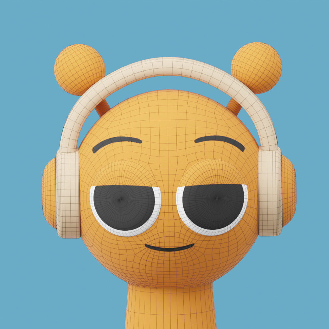 Orange - Sprunki 3D model_4