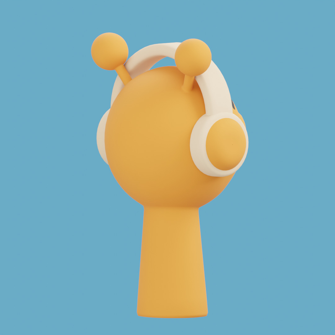Orange - Sprunki 3D model_2