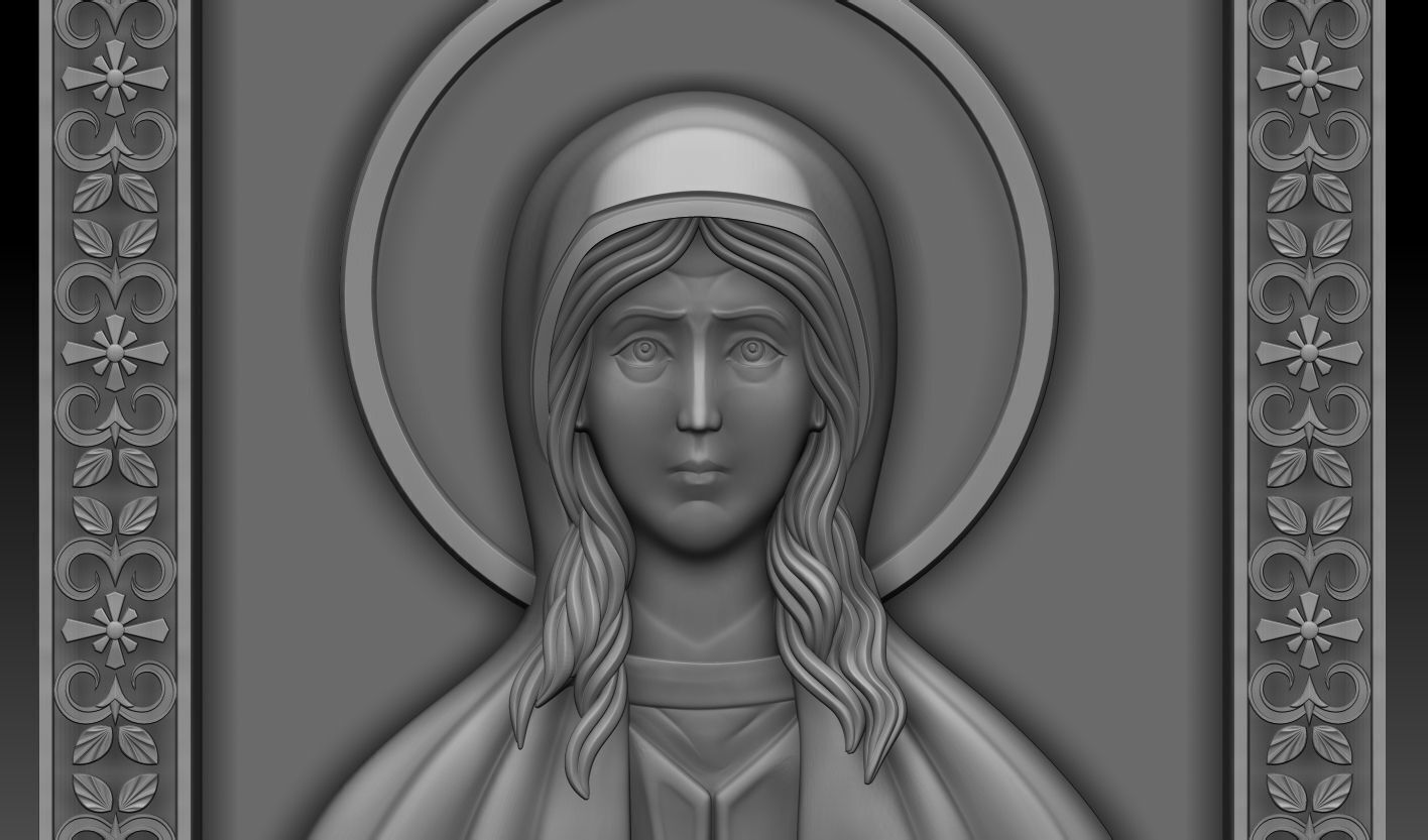 Saint Glaphyra of Amasia 3D model_1