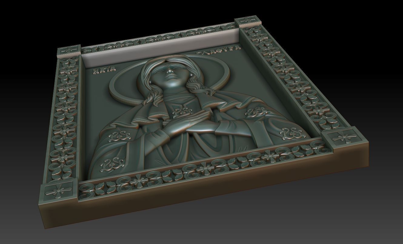Saint Glaphyra of Amasia 3D model_5